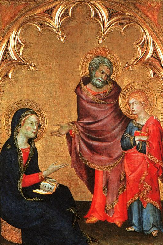Simone Martini Christ Discovered in the Temple oil painting image